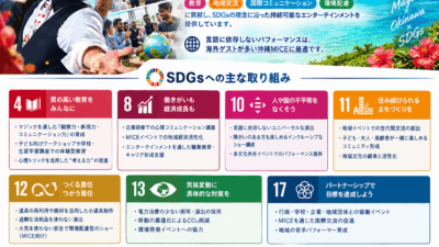 SDGsの理念に沿った持続可能なエンターテインメントを！